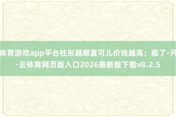 体育游戏app平台柱形越顺直可儿价钱越高；临了-开·云体育网页版入口2026最新版下载v8.2.5
